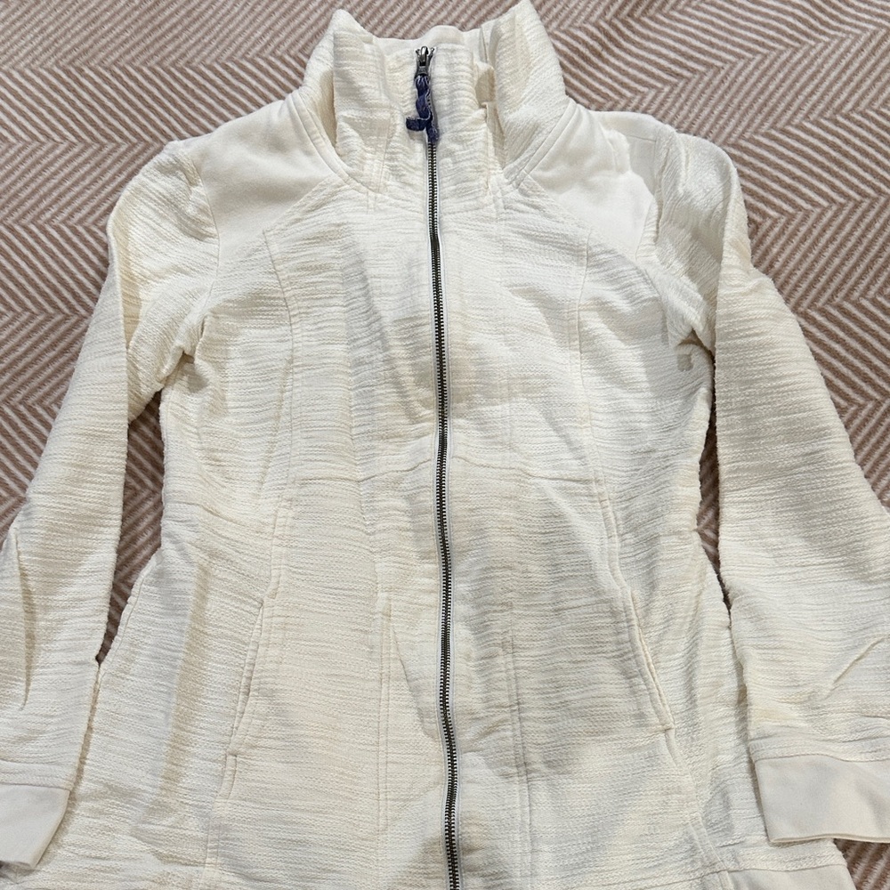 Elegant Cream Utility Jacket for Women